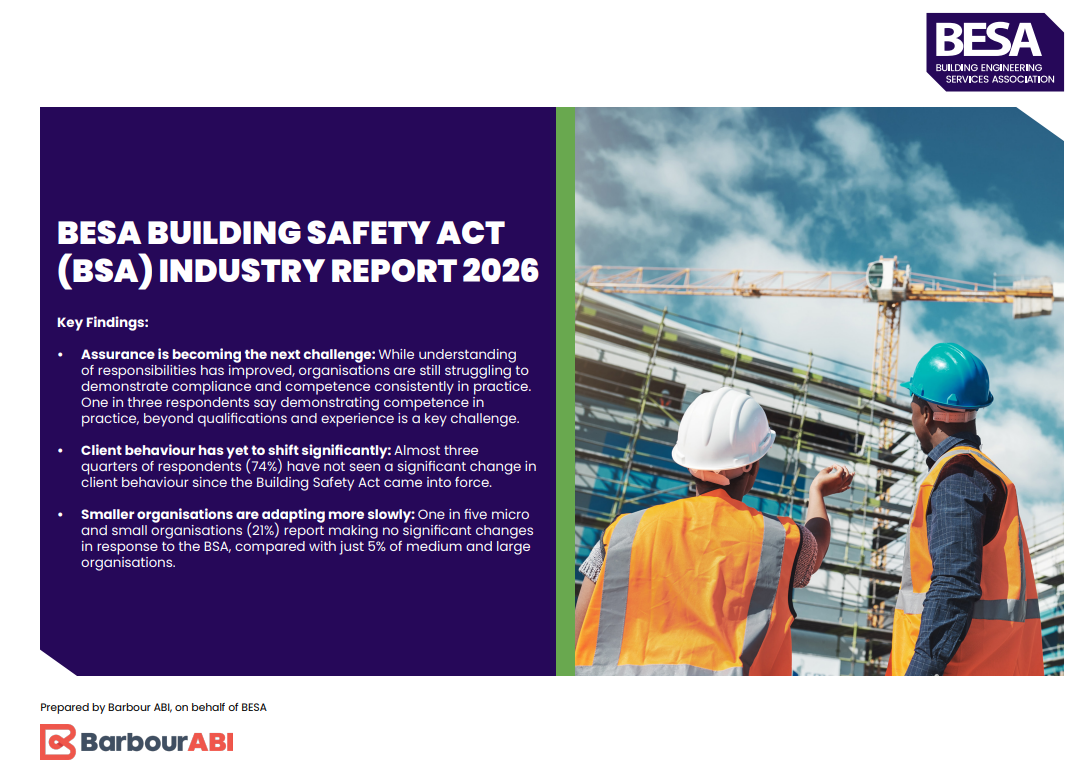 BESA Building Safety Act (BSA) Industry Report 2026