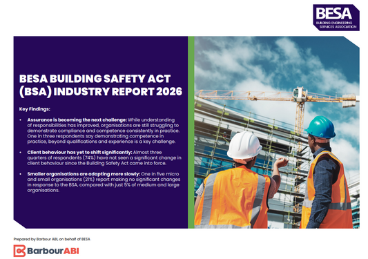 BESA Building Safety Act (BSA) Industry Report 2026