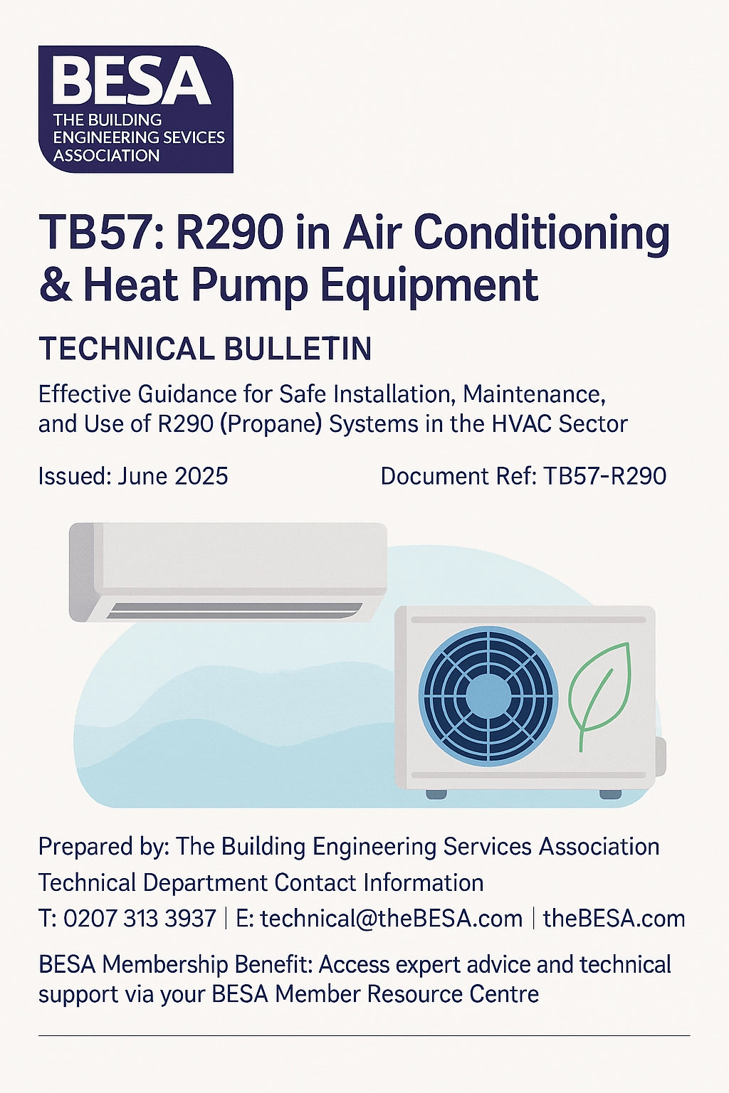 TB57 R290 in Air Conditioning and Heat Pump Equipment