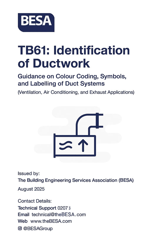 TB61 - Identification Of Ductwork, a publication from BESA